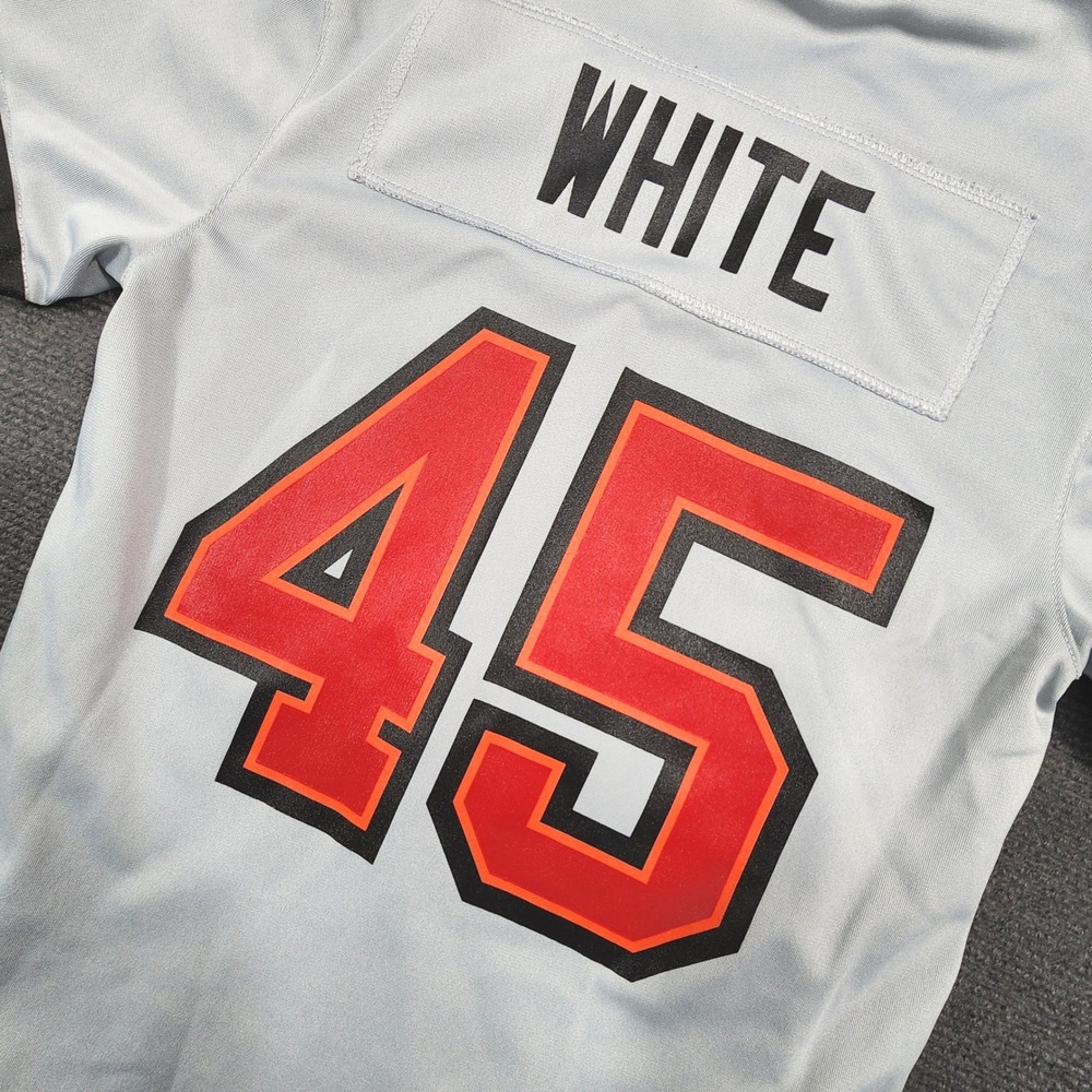 Nike Tampa Bay Buccaneers #45 Devin White‎ Jersey Youth Small Gray NFL On Field - Picture 7 of 10